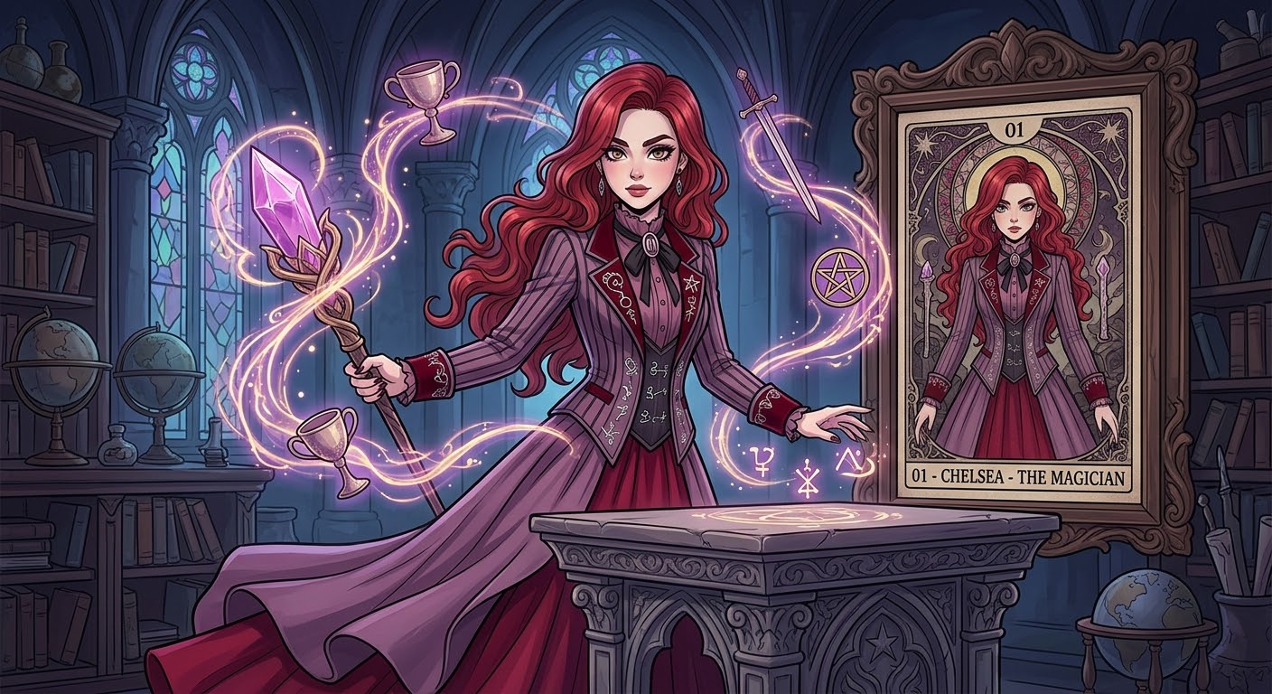 Chelsea as The Magician