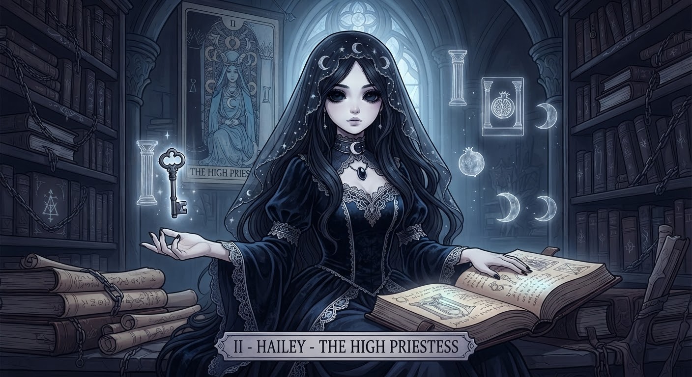 Hailey as The High Priestess
